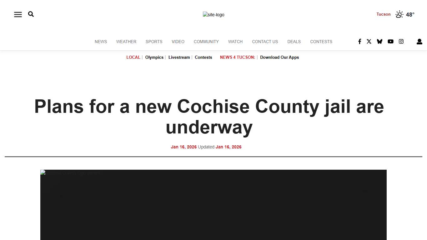 Plans for a new Cochise County jail are underway Cochise County kvoa.com