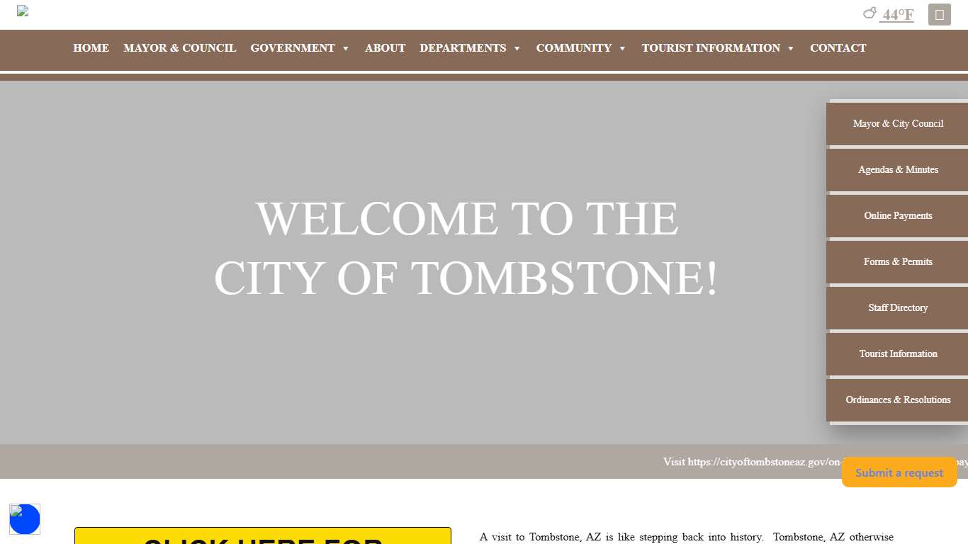 City of Tombstone, Cochise County, Arizona – Official Website of the City of Tombstone